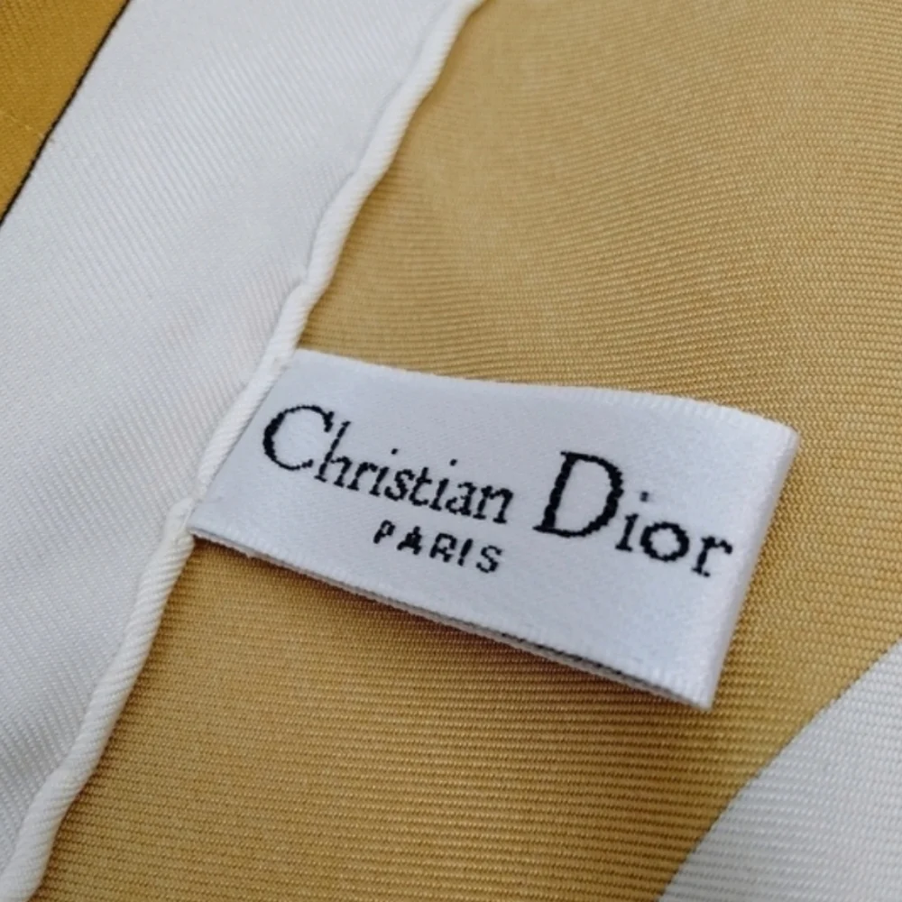 Christian Dior Monochrome Logo Scarf